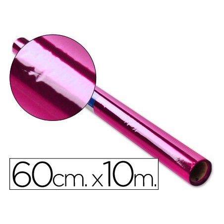 PAPEL CELOFANE 60 CM X 10 MT. 30 GRS/M2. ROSA