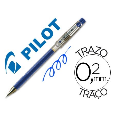 12un ESFEROGRAFICA PILOT PONTA FINA G-TEC-C4 AZUL