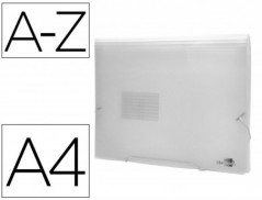 PASTA CLASSIFICADORA COM FOLE LIDERPAPEL A4, TRANSP. 13 DEPA