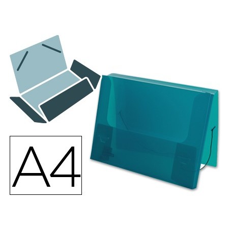 PASTA DE ELASTICOS BEAUTONE COM LOMBADA RIGIDA, VERDE