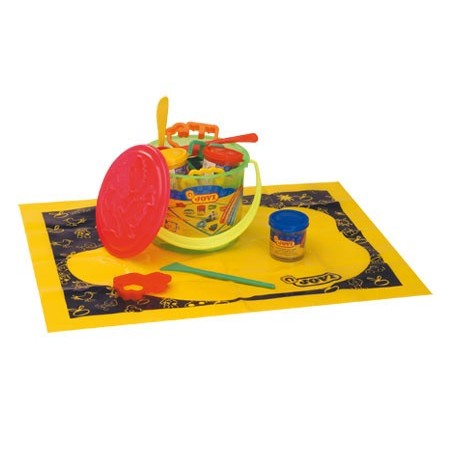 BALDE COM PASTA E ACESSORIOS PARA MODELAR JOVI