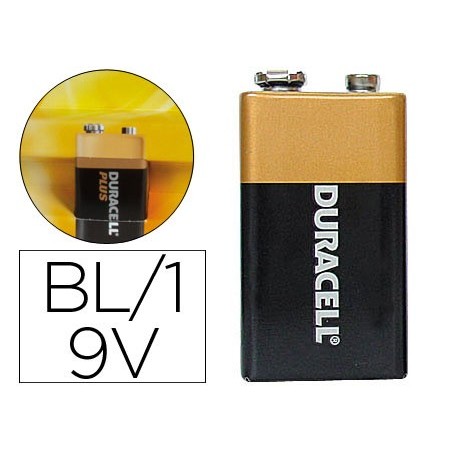 PILHA DURACELL ALCALINA 6LR61 9V -BLISTER COM 1