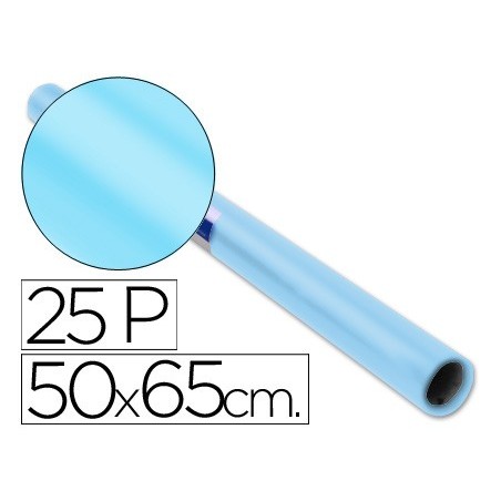 PAPEL CHAROL SADIPAL. 50 X 65 CM. 65 GRS/M2. CELESTE