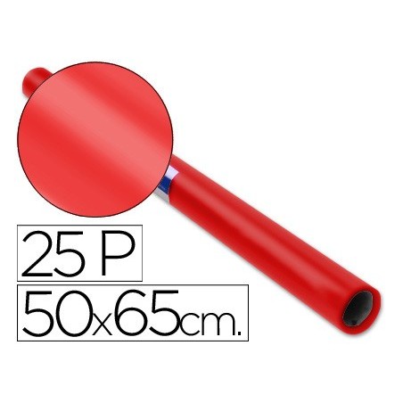 PAPEL CHAROL SADIPAL. 50 X 65 CM. 65 GRS/M2. VERMELHO