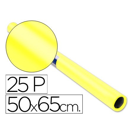 PAPEL CHAROL SADIPAL. 50 X 65 CM. 65 GRS/M2. AMARELO