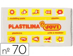 PLASTICINA 70 JOVI. PASTILHA 50 GRS BRANCA