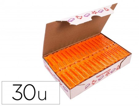 PLASTICINA 70 JOVI. PASTILHA 50 GRS LARANJA