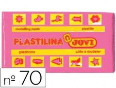 PLASTICINA 70 JOVI. PASTILHA 50 GRS ROSA