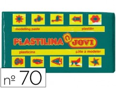 PLASTICINA 70 JOVI. PASTILHA 50 GRS VERDE-ESCURO