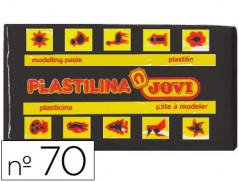 PLASTICINA 70 JOVI. PASTILHA 50 GRS PRETO