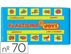 PLASTICINA 70 JOVI. PASTILHA 50 GRS AZUL CLARO