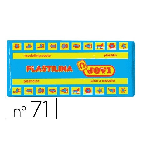 PLASTICINA 71 JOVI MEDIA. 150 GRS AZUL CLARO