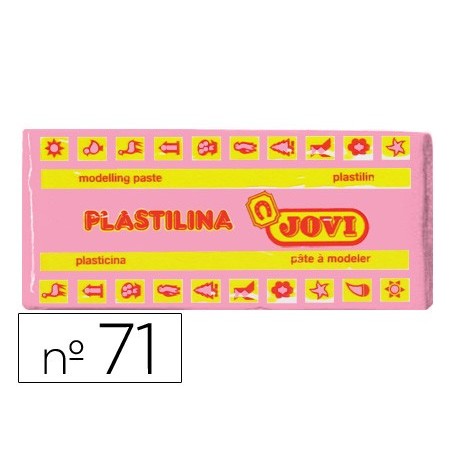 PLASTICINA 71 JOVI MEDIA. 150 GRS ROSA