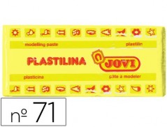 PLASTICINA 71 JOVI MEDIA. 150 GRS AMARELO CLARO