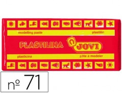 PLASTICINA 71 JOVI MEDIA. 150 GRS VERMELHO