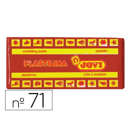 PLASTICINA 71 JOVI MEDIA. 150 GRS CASTANHO