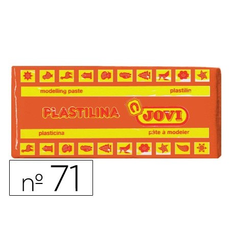 PLASTICINA 71 JOVI MEDIA. 150 GRS LARANJA