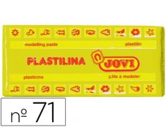 PLASTICINA 71 JOVI MEDIA. 150 GRS AMARELO ESCURO