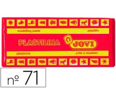 PLASTICINA 71 JOVI MEDIA. 150 GRS RUBI