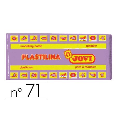 PLASTICINA 71 JOVI MEDIA. 150 GRS LILAS