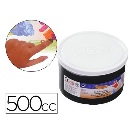 PINTURA A DEDOS JOVI 500 CC PRETO