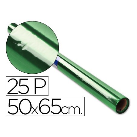 PAPEL CELOFANE SADIPAL 50 X 65 CM. 20 GRS/M2. VERDE