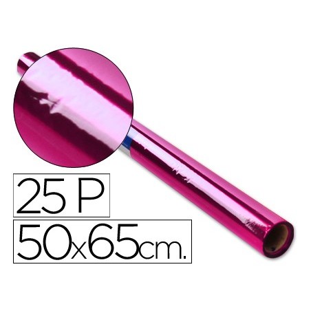 PAPEL CELOFANE SADIPAL 50 X 65 CM. 20 GRS/M2. ROSA