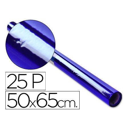 PAPEL CELOFANE SADIPAL 50 X 65 CM. 20 GRS/M2. AZUL