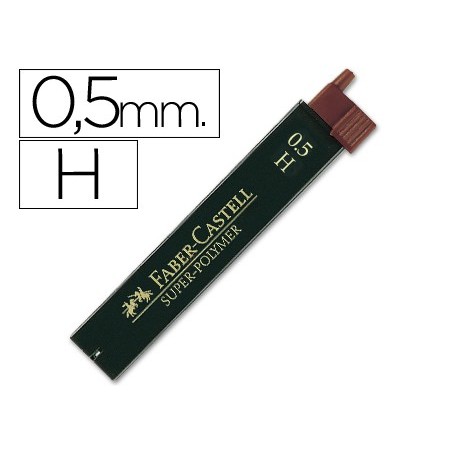 12un MINAS FABER GRAFITE 9065 0,5MMH - CAIXA 12 MINAS