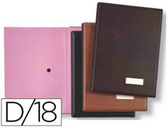 PORTA ASSINATURAS PARDO 0875 PRETO -18 DEPARTAMENTOS