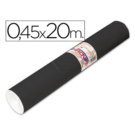 ROLO AUTO-ADESIVO AIRONFIX, COR PRETO MATE