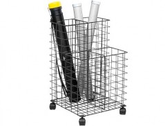 CARRO PARA TUBOS PORTA DESENHO PRETO