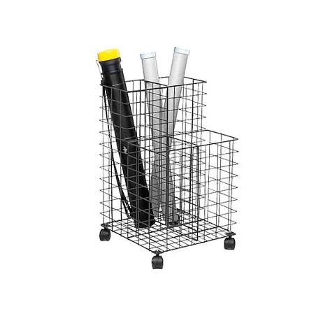 CARRO PARA TUBOS PORTA DESENHO PRETO