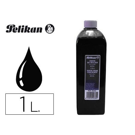 TINTA PARA CARIMBOS PELIKAN, FRASCO 1 LT. - PRETO
