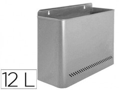 CESTO METALICO SIE 99 DE PAREDE-MEDIDAS 45X13X29 CM-CINZA