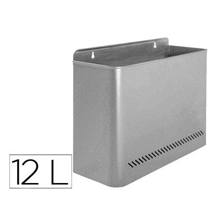 CESTO METALICO SIE 99 DE PAREDE-MEDIDAS 45X13X29 CM-CINZA