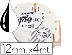 FITA DYMO PARA MAQUINA DE GRAVAR LETRATAG 12 MM X 4 MT EM PA