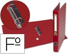 PASTA DE ARQUIVO LIDERPAPEL COM 2 ANEIS LOMBADA 40 MM VERMEL