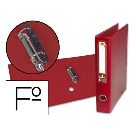 PASTA ARQUIVO LIDERPAPEL CARTAO FORRADO FOLIO 2 ANEIS LOMBAD