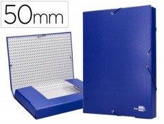 PASTA PARA PROJECTOS LIDERPAPEL, LOMBADA 50MM, AZUL