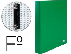 CAPA DE ANEIS PAPER COAT FORRO PVC 2 ANEIS 25 MM VERDE