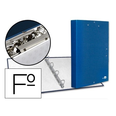 CAPA DE 4 ANEIS LIDERPAPEL 25 MM COM ELASTICOS ABA E MINI-CL