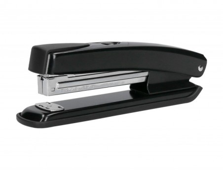 AGRAFADOR Q-CONNECT METALICO PRETO, CAPACIDADE 20 FLS.