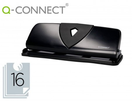 PERFURADOR Q-CONNECT, CAP. 16 FLS., 4 FUROS