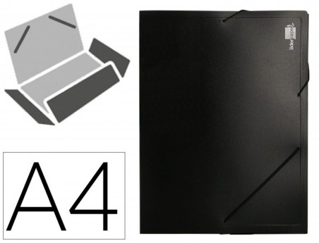 PASTA DE ELASTICOS BEAUTONE COM LOMBADA RIGIDA, A4, RETO, 2