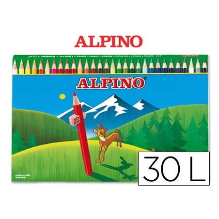 LAPIS DE CORES ALPINO. 30 UNIDADES