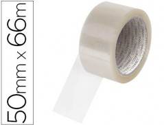 6un FITA ADESIVA TRANSPARENTE 66 MT X 5 CM