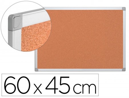 QUADRO DE CORTICA Q-CONNECT COM CAIXILHO EM ALUMINIO 600 X 4