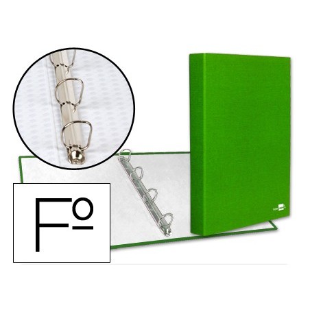 CAPA LIDERPAPEL DE ANEIS PAPER COAT FROSTY 4 ANEIS 25 MM VER