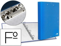 CAPA LIDERPAPEL DE 4 ANEIS FROSTY COM ELASTICOS ABA E MINI-C